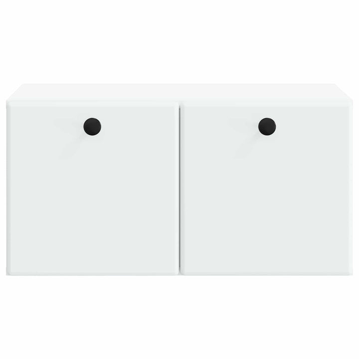 Væghængt TV-skab 59,5 x 41 x 30 cm Hvid Konstrueret træ