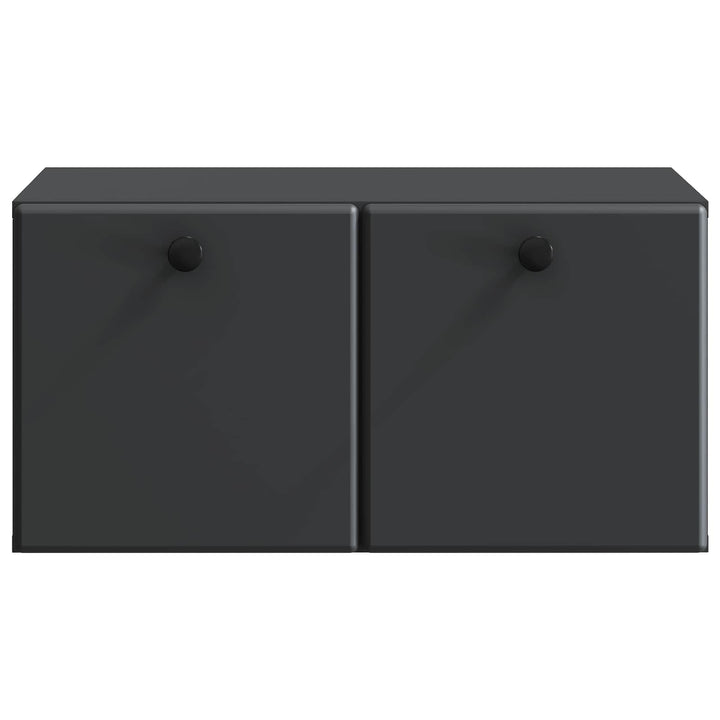 Væghængt TV-skab 59,5 x 41 x 30 cm Sort Konstrueret træ