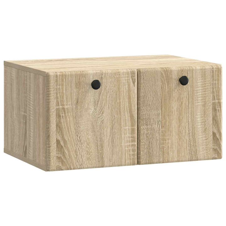 Væghængt TV-skab 59,5 x 41 x 30 cm Sonoma-eg Konstrueret træ