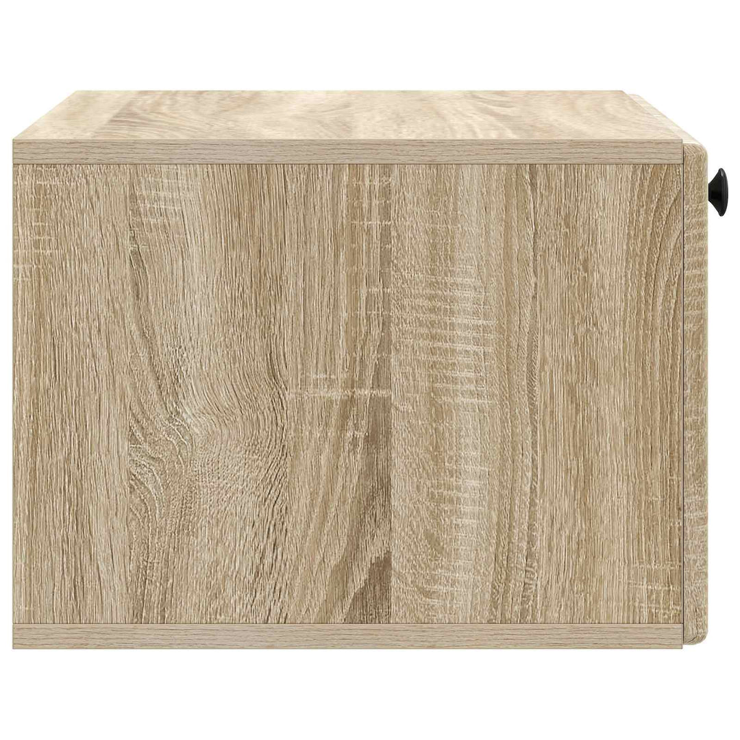 Væghængt TV-skab 59,5 x 41 x 30 cm Sonoma-eg Konstrueret træ