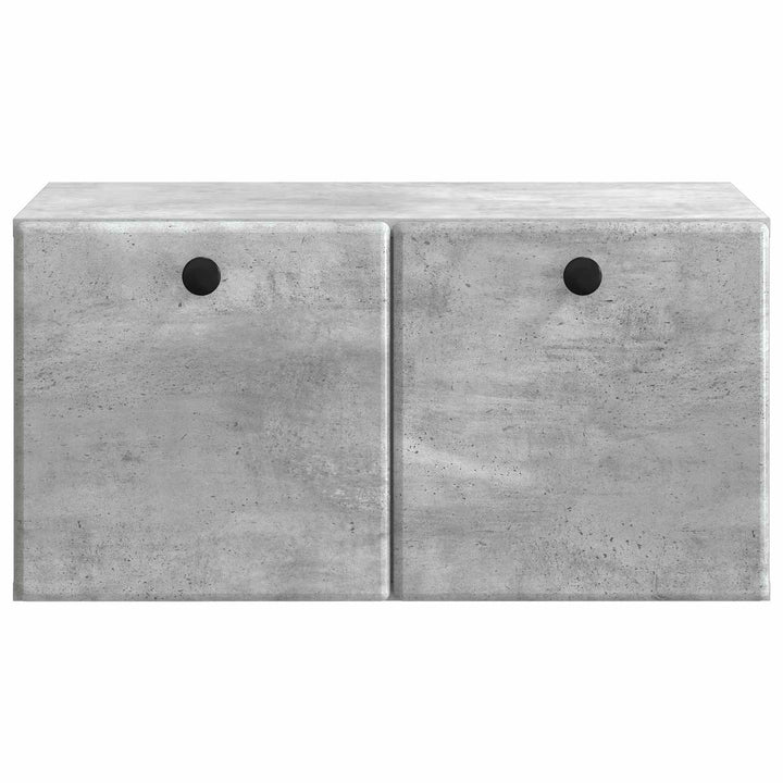 Væghængt TV-skab 59,5 x 41 x 30 cm Betongrå Konstrueret træ