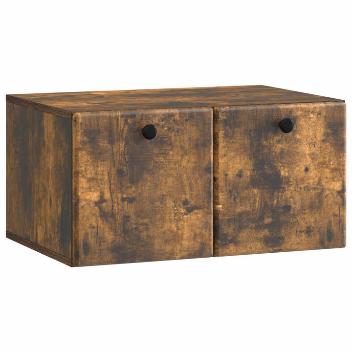 Væghængt TV-skab 59,5 x 41 x 30 cm Røget eg Konstrueret træ