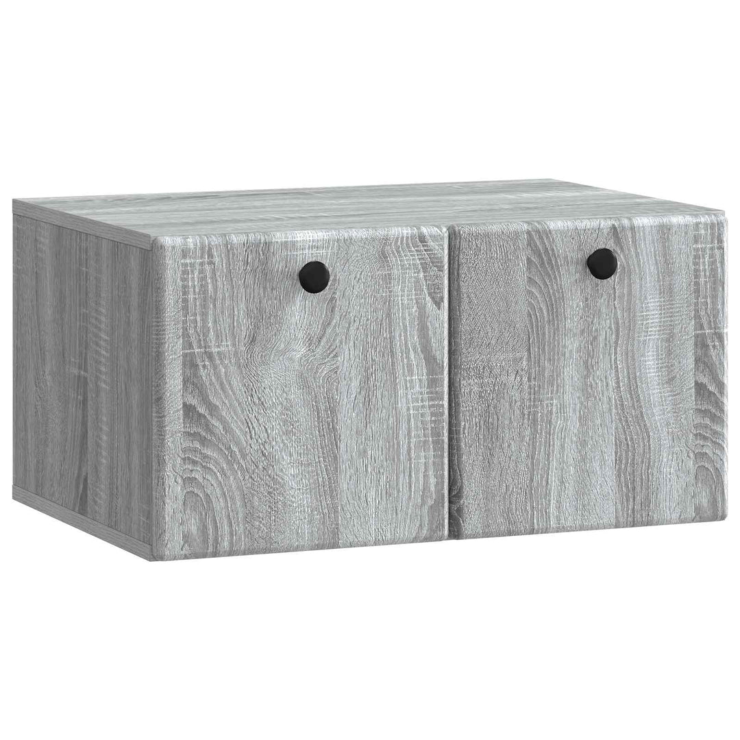 Væghængt TV-skab 59,5 x 41 x 30 cm Grå Sonoma Konstrueret træ