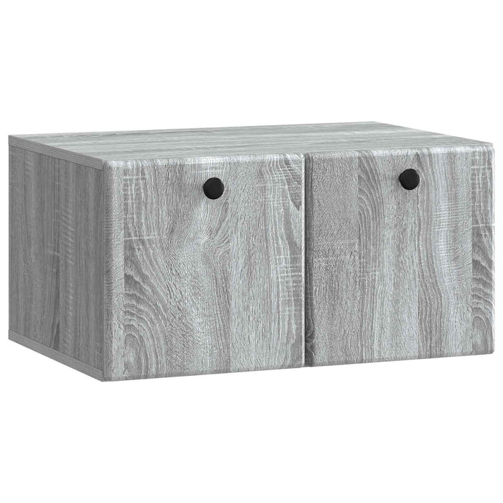 Væghængt TV-skab 59,5 x 41 x 30 cm Grå Sonoma Konstrueret træ