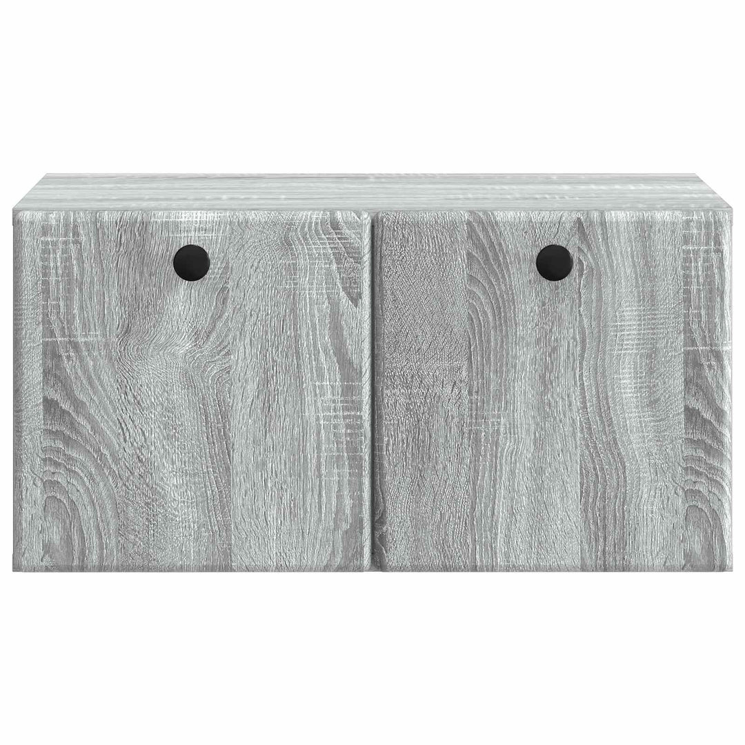 Væghængt TV-skab 59,5 x 41 x 30 cm Grå Sonoma Konstrueret træ