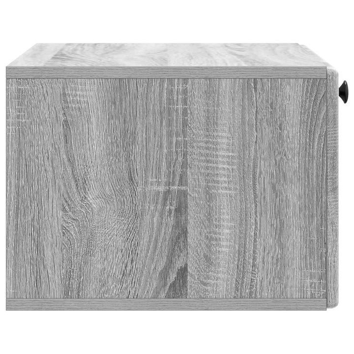 Væghængt TV-skab 59,5 x 41 x 30 cm Grå Sonoma Konstrueret træ