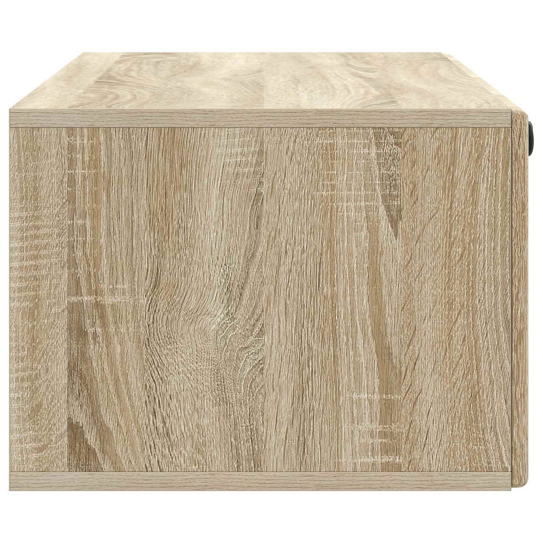 Væghængt TV-skab 98 x 41 x 30 cm Sonoma-eg Konstrueret træ