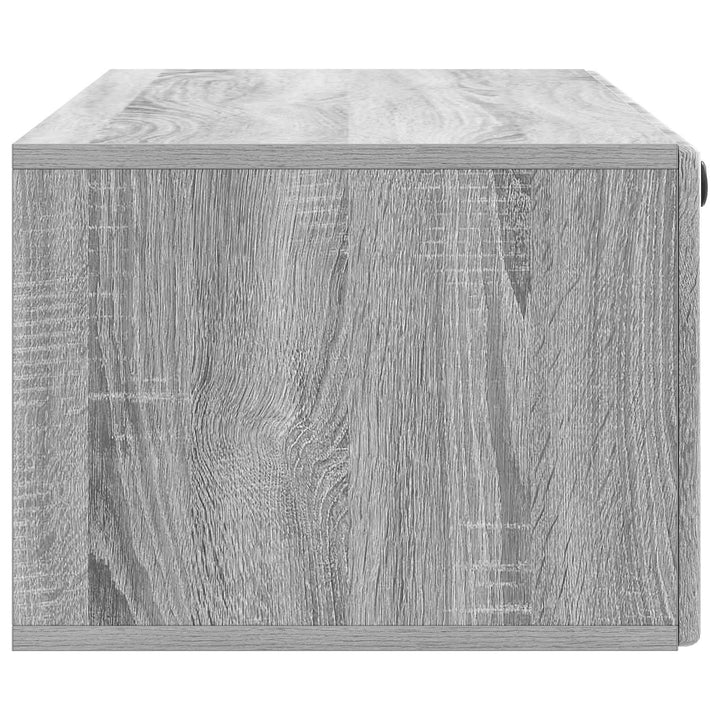 Væghængt TV-skab 98 x 41 x 30 cm Grå Sonoma Konstrueret træ