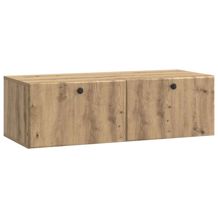 Væghængt TV-skab 98 x 41 x 30 cm Artisan-eg Konstrueret træ