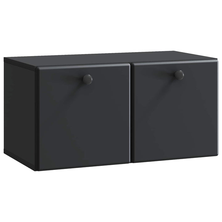 Væghængt TV-skab 59,5 x 31 x 30 cm Sort Konstrueret træ