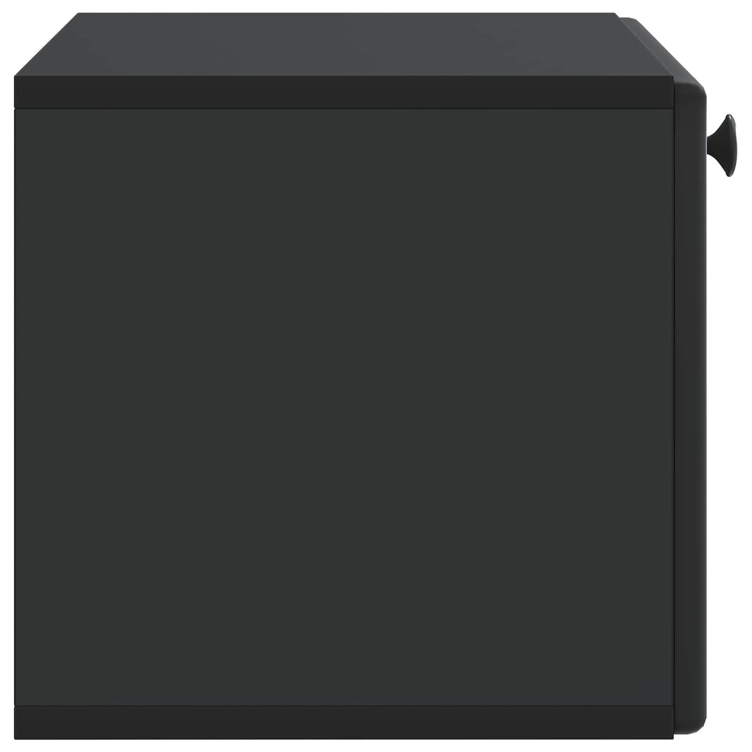 Væghængt TV-skab 59,5 x 31 x 30 cm Sort Konstrueret træ
