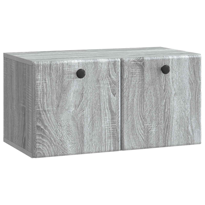 Væghængt TV-skab 59,5 x 31 x 30 cm Grå Sonoma Konstrueret træ