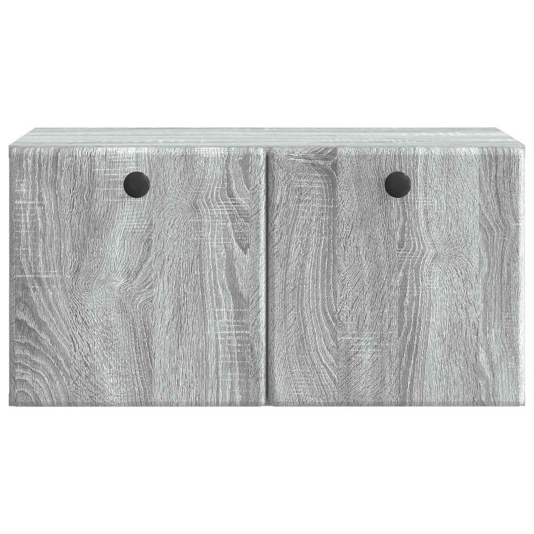 Væghængt TV-skab 59,5 x 31 x 30 cm Grå Sonoma Konstrueret træ