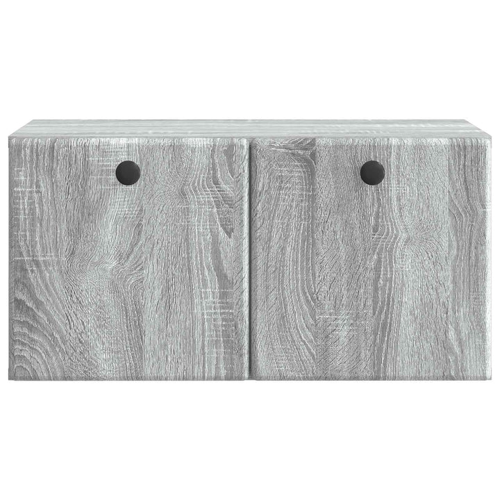 Væghængt TV-skab 59,5 x 31 x 30 cm Grå Sonoma Konstrueret træ