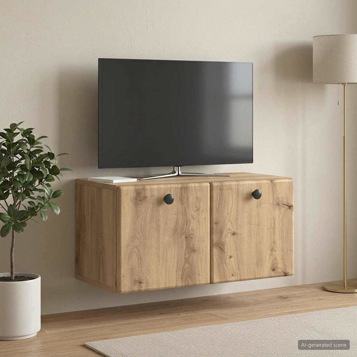 Væghængt TV-skab 59,5 x 31 x 30 cm Artisan-eg Konstrueret træ
