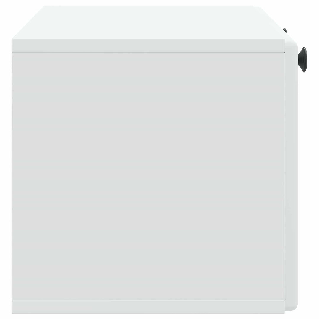 Væghængt TV-skab 78,5 x 31 x 30 cm Hvid Konstrueret træ