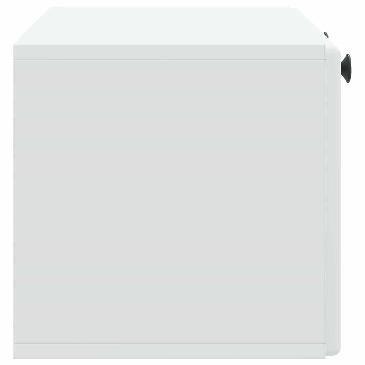 Væghængt TV-skab 78,5 x 31 x 30 cm Hvid Konstrueret træ