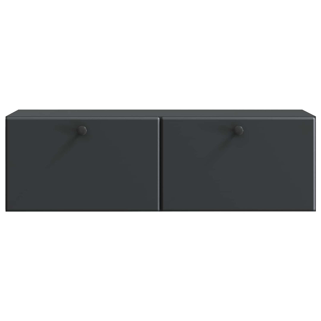 Væghængt TV-skab 98 x 31 x 30 cm Sort Konstrueret træ