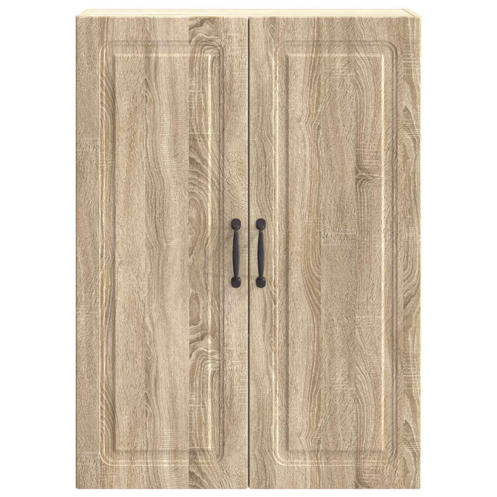 Vægmonteret skab Sonoma-eg 66 x 34,5 x 90 cm Konstrueret træ