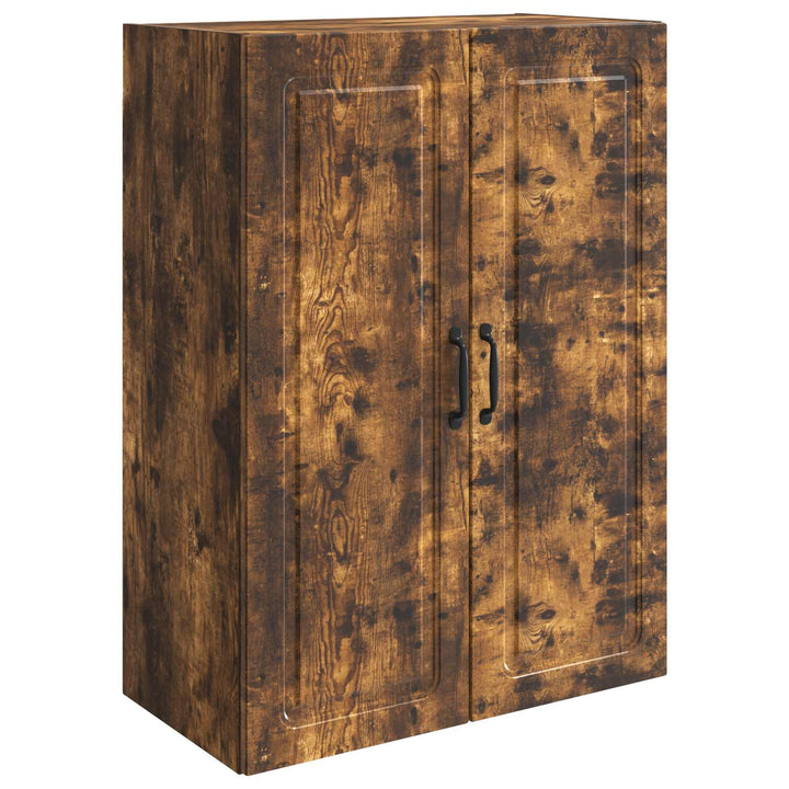 Vægmonteret skab 66 x 34,5 x 90 cm Konstrueret træ Røget eg