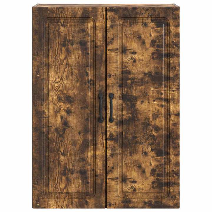 Vægmonteret skab 66 x 34,5 x 90 cm Konstrueret træ Røget eg