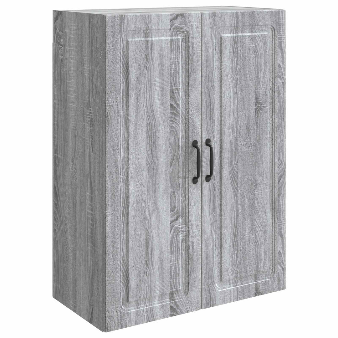 Vægmonteret skab 66 x 34,5 x 90 cm Konstrueret træ Grå Sonoma
