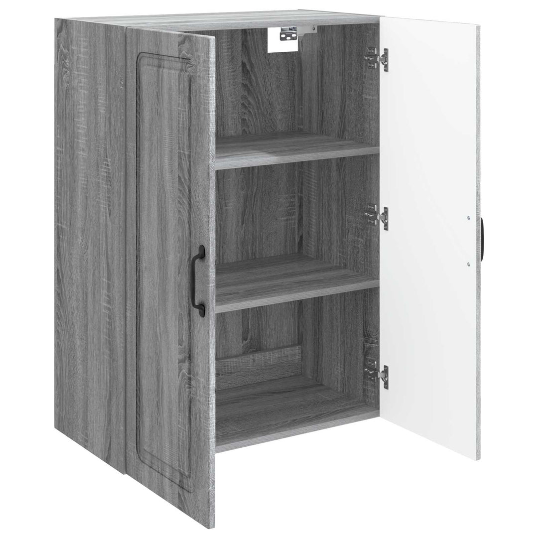Vægmonteret skab 66 x 34,5 x 90 cm Konstrueret træ Grå Sonoma