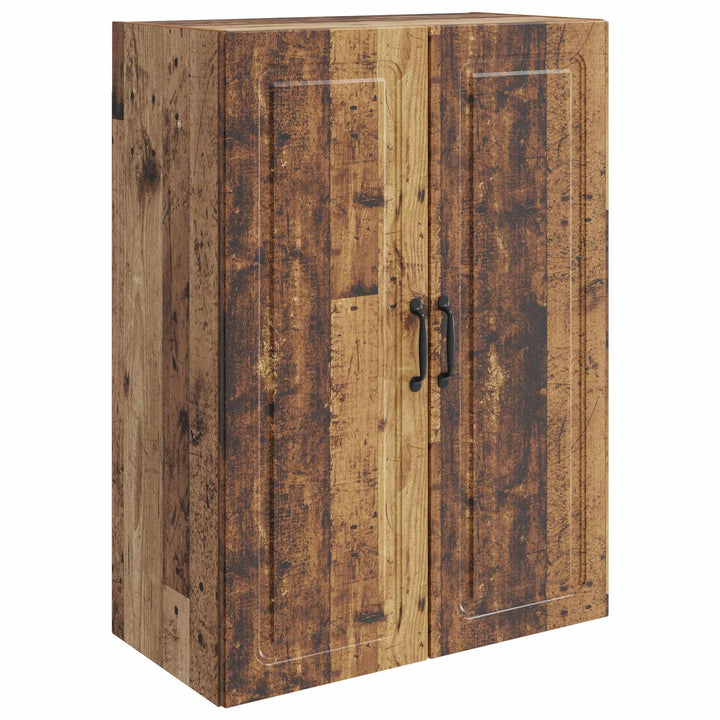 Vægmonteret skab Gammelt træ 66 x 34,5 x 90 cm Konstrueret træ