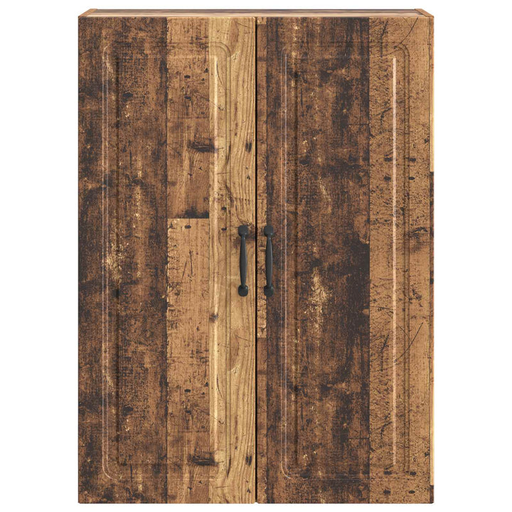 Vægmonteret skab Gammelt træ 66 x 34,5 x 90 cm Konstrueret træ