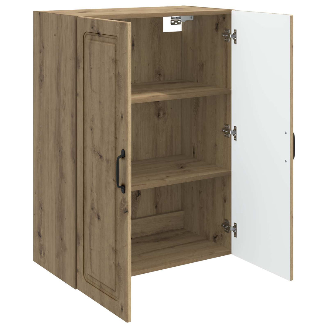 Vægmonteret skab Artisan-eg 66 x 34,5 x 90 cm Konstrueret træ