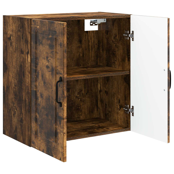 Vægmonteret skab 59 x 31 x 60 cm Konstrueret træ Røget eg