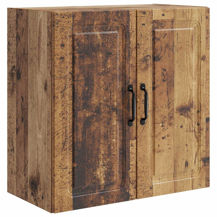 Vægmonteret skab Gammelt træ 59 x 31 x 60 cm Konstrueret træ
