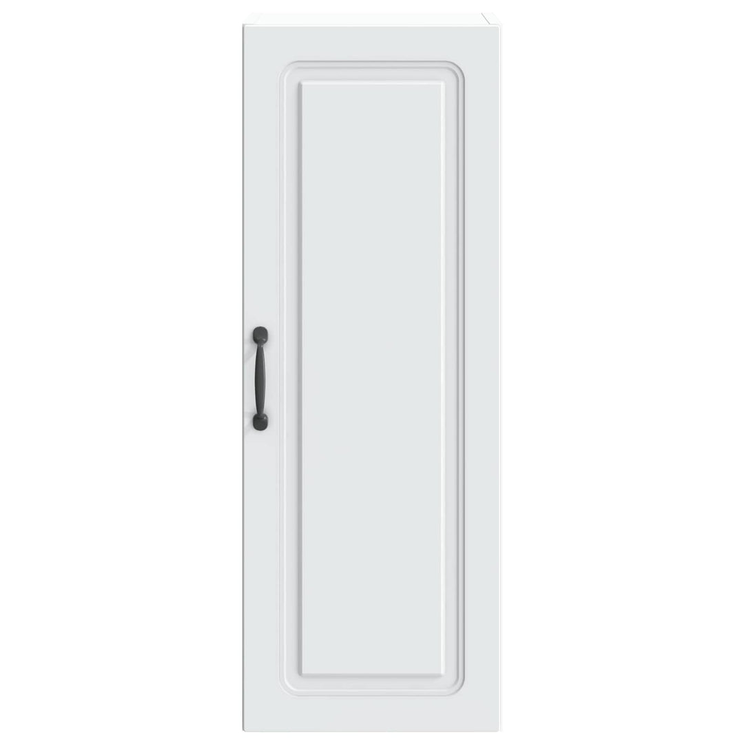 Vægmonteret skab Hvid 33 x 34,5 x 90 cm Konstrueret træ