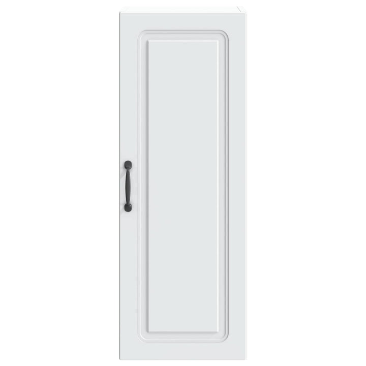 Vægmonteret skab Hvid 33 x 34,5 x 90 cm Konstrueret træ