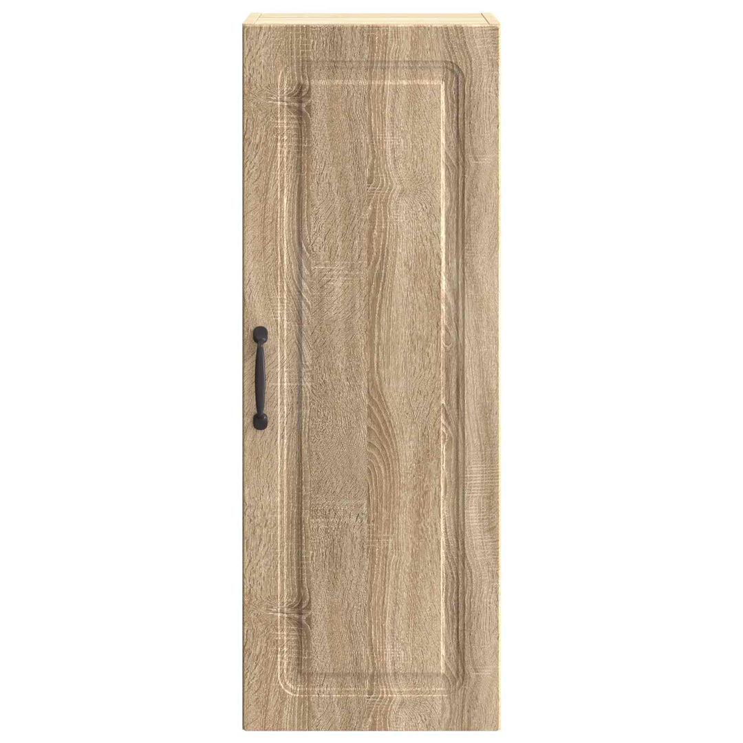 Vægmonteret skab Sonoma-eg 33 x 34,5 x 90 cm Konstrueret træ