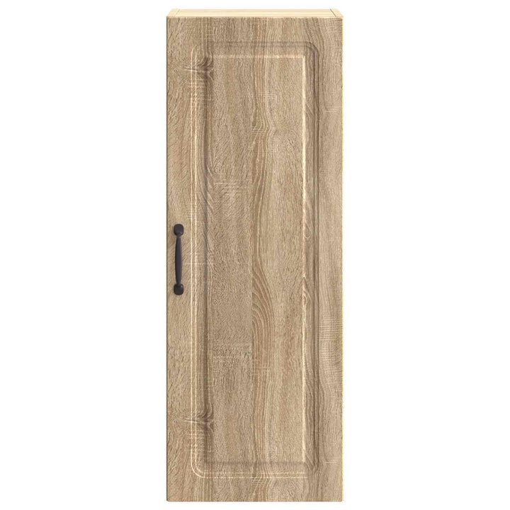 Vægmonteret skab Sonoma-eg 33 x 34,5 x 90 cm Konstrueret træ