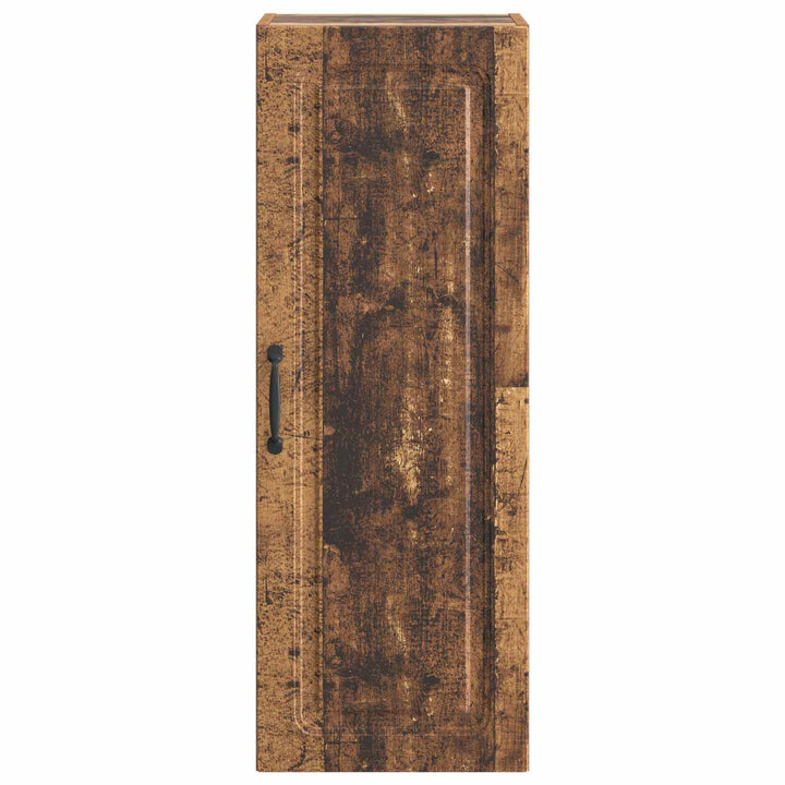 Vægmonteret skab Gammelt træ 33 x 34,5 x 90 cm Konstrueret træ