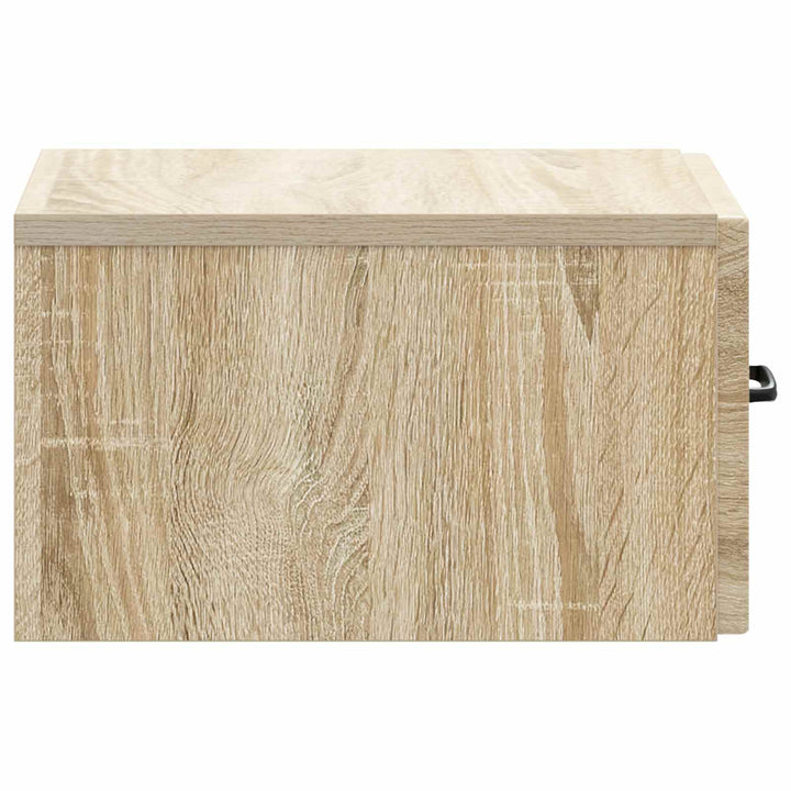 Væghængt Natbord Sonoma-eg 34,5 x 33 x 20 cm Konstrueret træ