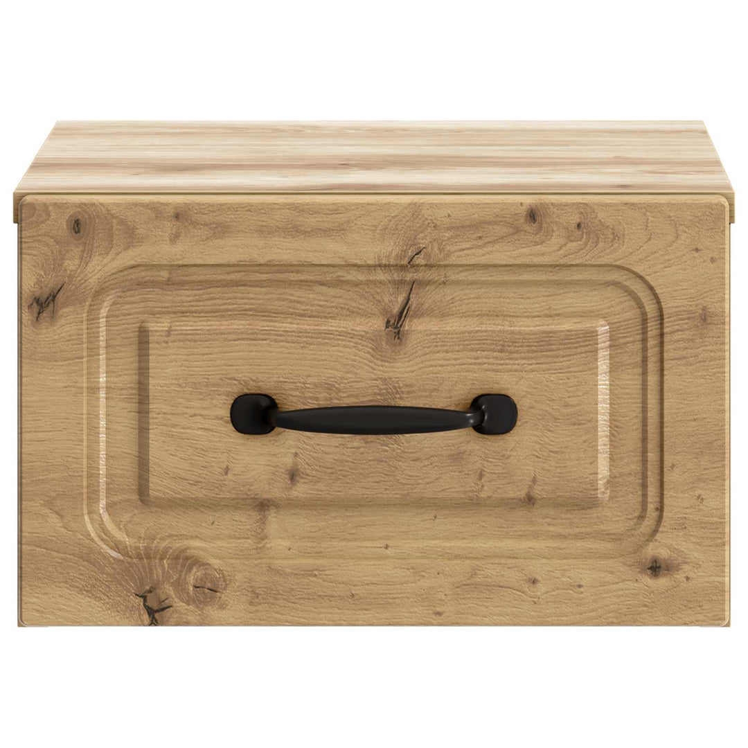 Væghængt Natbord Artisan-eg 34,5 x 33 x 20 cm Konstrueret træ