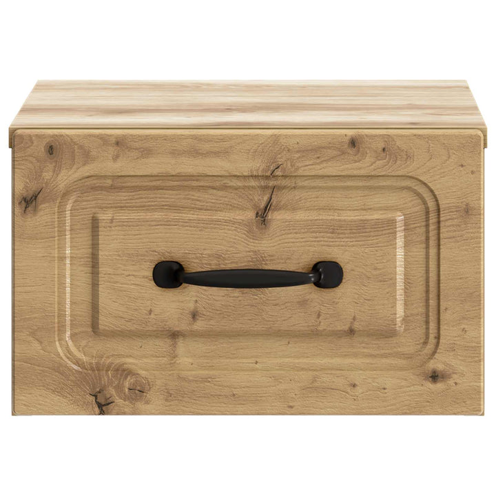 Væghængt Natbord Artisan-eg 34,5 x 33 x 20 cm Konstrueret træ