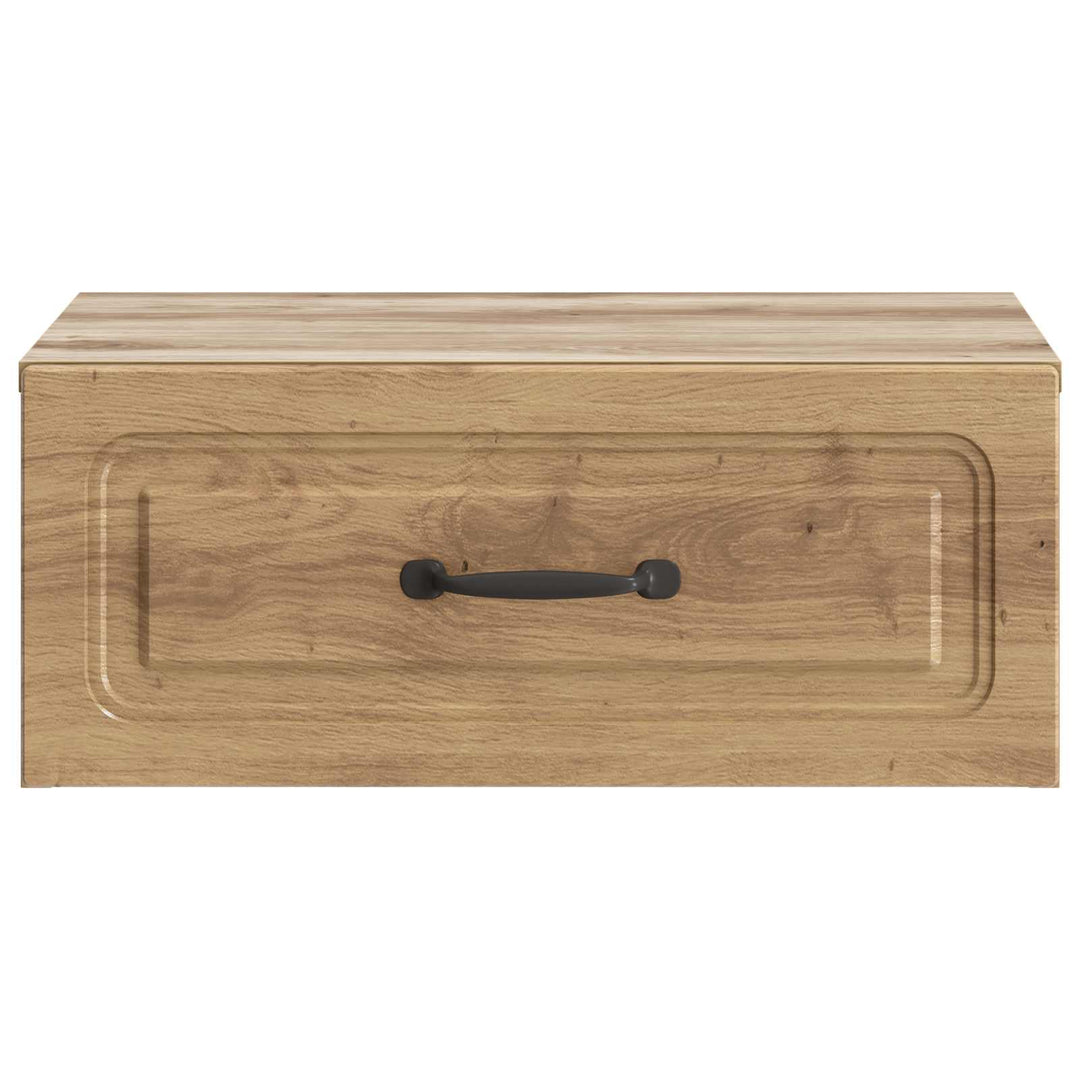 Væghængt Natbord med skuffe 2 pcs Artisan-eg 49 x 34,5 x 20 cm