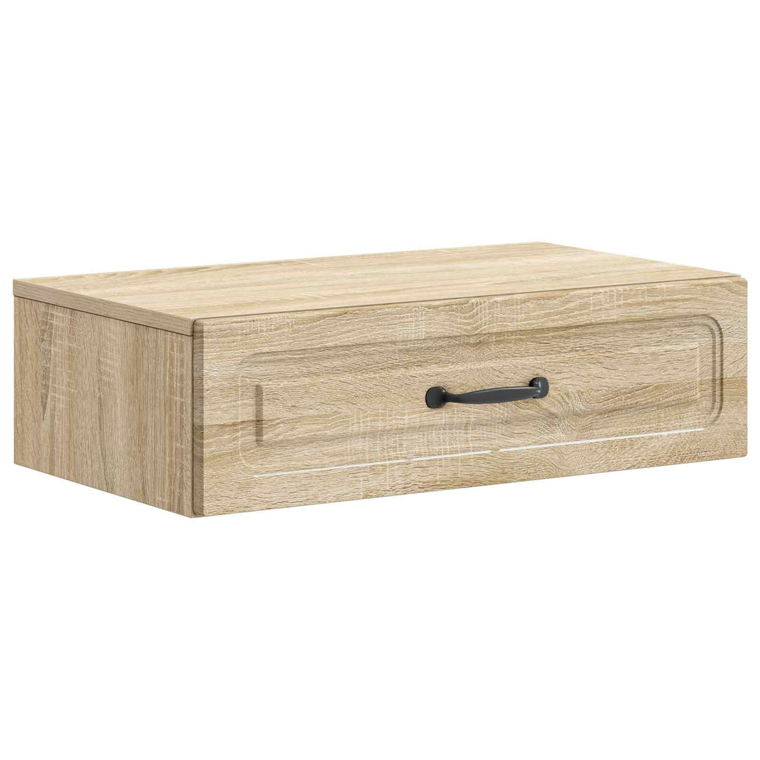 Væghængt Sideskab Sonoma-eg 59 x 34,5 x 17 cm Konstrueret træ