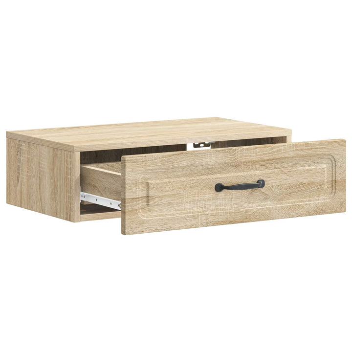 Væghængt Sideskab Sonoma-eg 59 x 34,5 x 17 cm Konstrueret træ