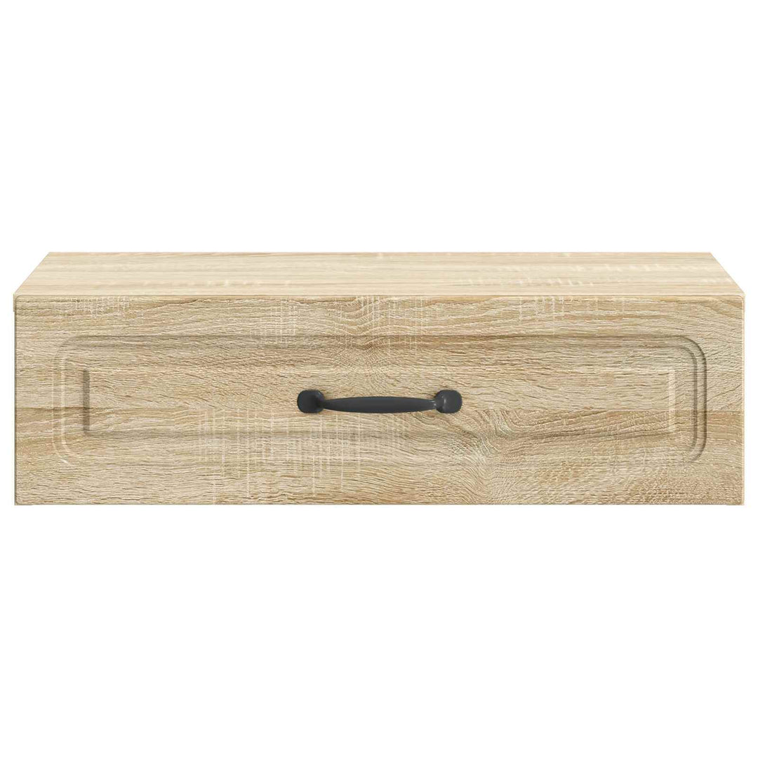 Væghængt Sideskab Sonoma-eg 59 x 34,5 x 17 cm Konstrueret træ