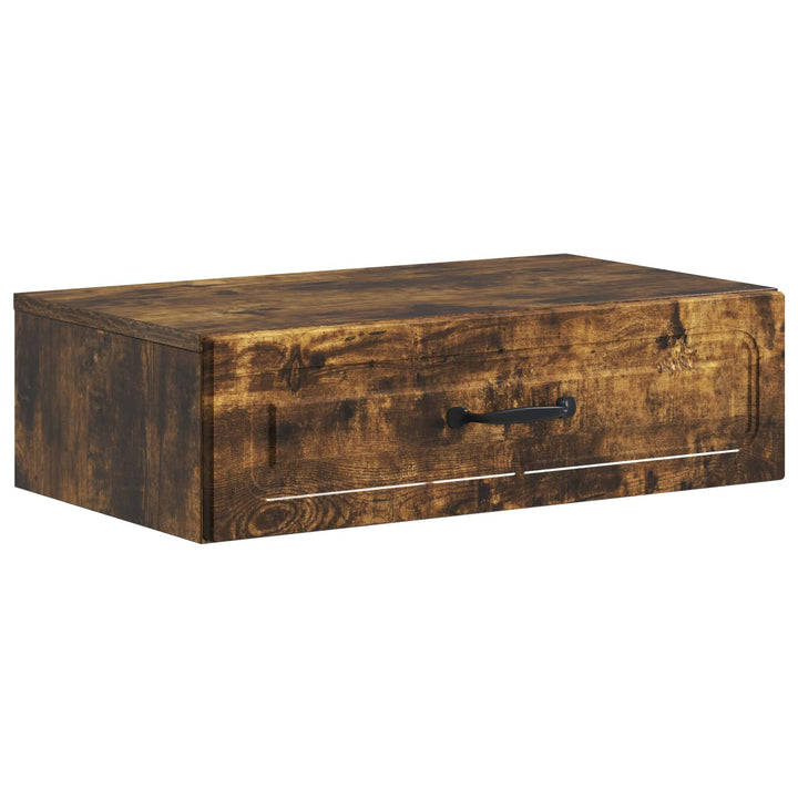 Væghængt Sideskab Røget eg 59 x 34,5 x 17 cm Konstrueret træ