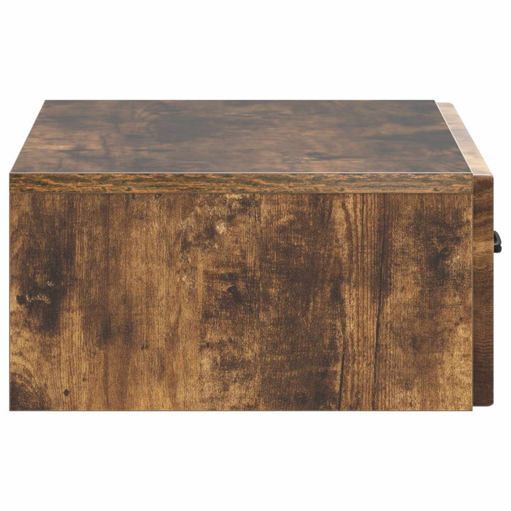 Væghængt Sideskab Røget eg 59 x 34,5 x 17 cm Konstrueret træ