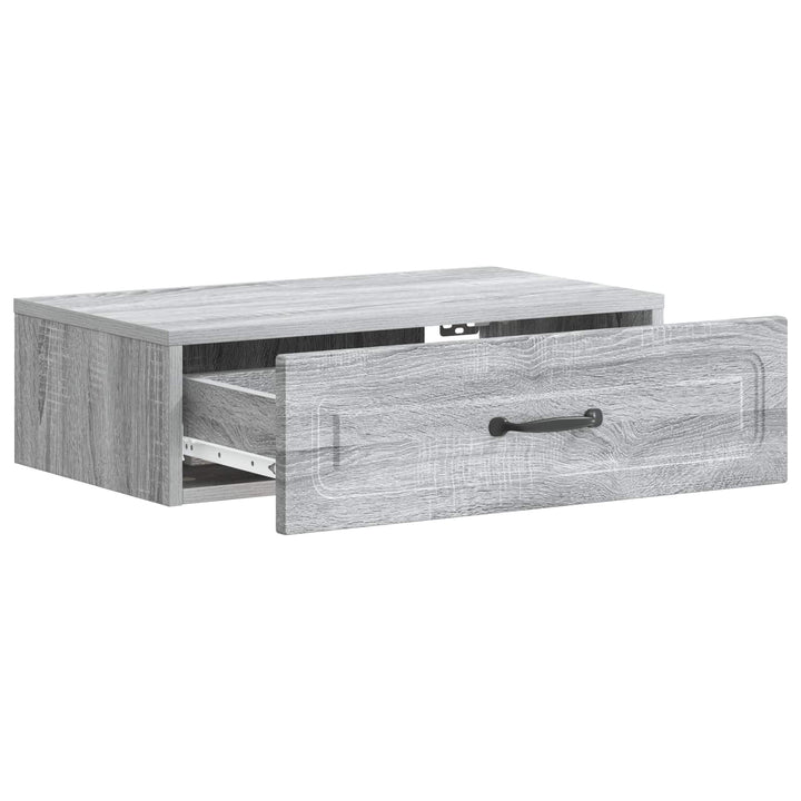 Væghængt Sideskab Grå sonoma-eg 59 x 34,5 x 17 cm