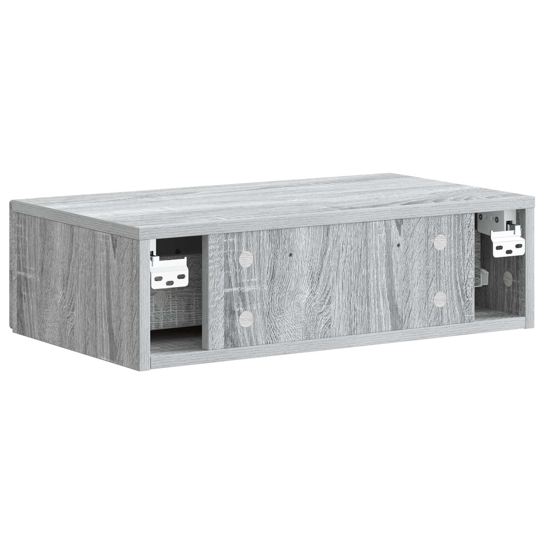 Væghængt Sideskab Grå sonoma-eg 59 x 34,5 x 17 cm