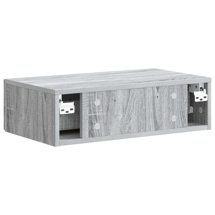 Væghængt Sideskab Grå sonoma-eg 59 x 34,5 x 17 cm
