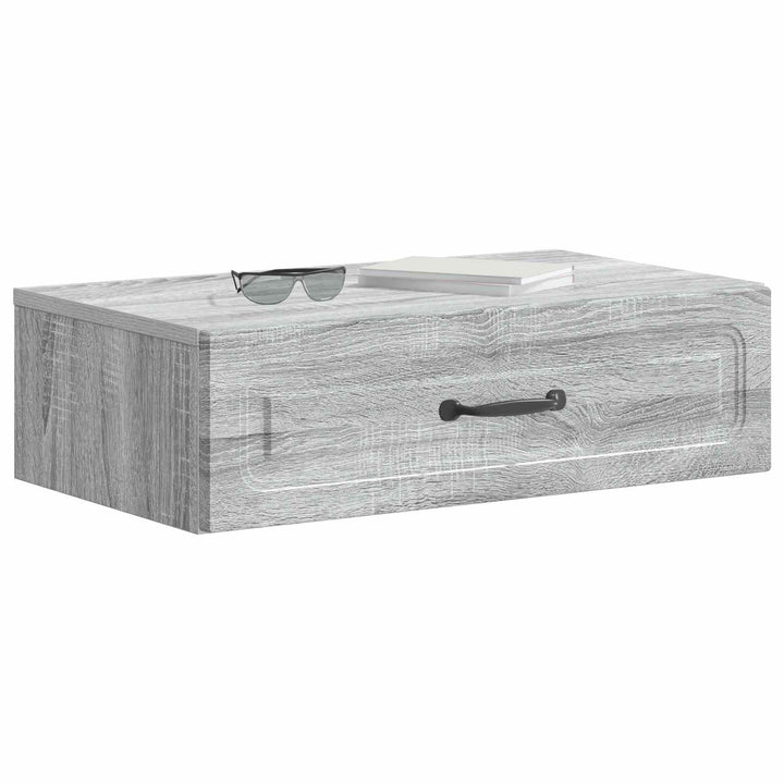 Væghængt Sideskab Grå sonoma-eg 59 x 34,5 x 17 cm